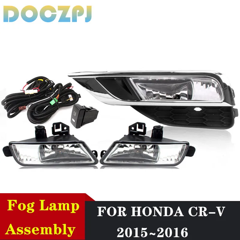 

1Set Car Front Bumper Driving Foglight Fog Lamp Assembly FOR HONDA CRV CR-V 2015 2016 Upgrade Kit