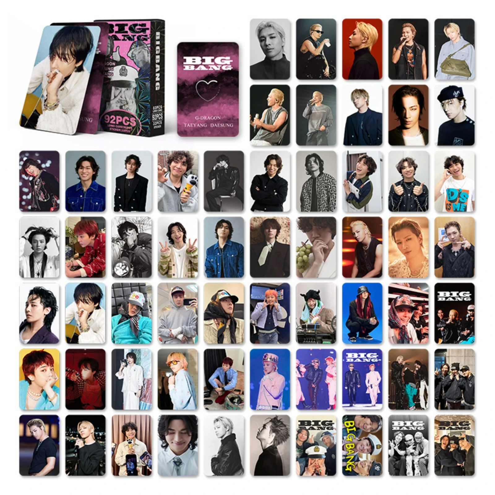 55pcs/box Kpop Photo album G-Dragon Übermensch POWER Lomo Cards