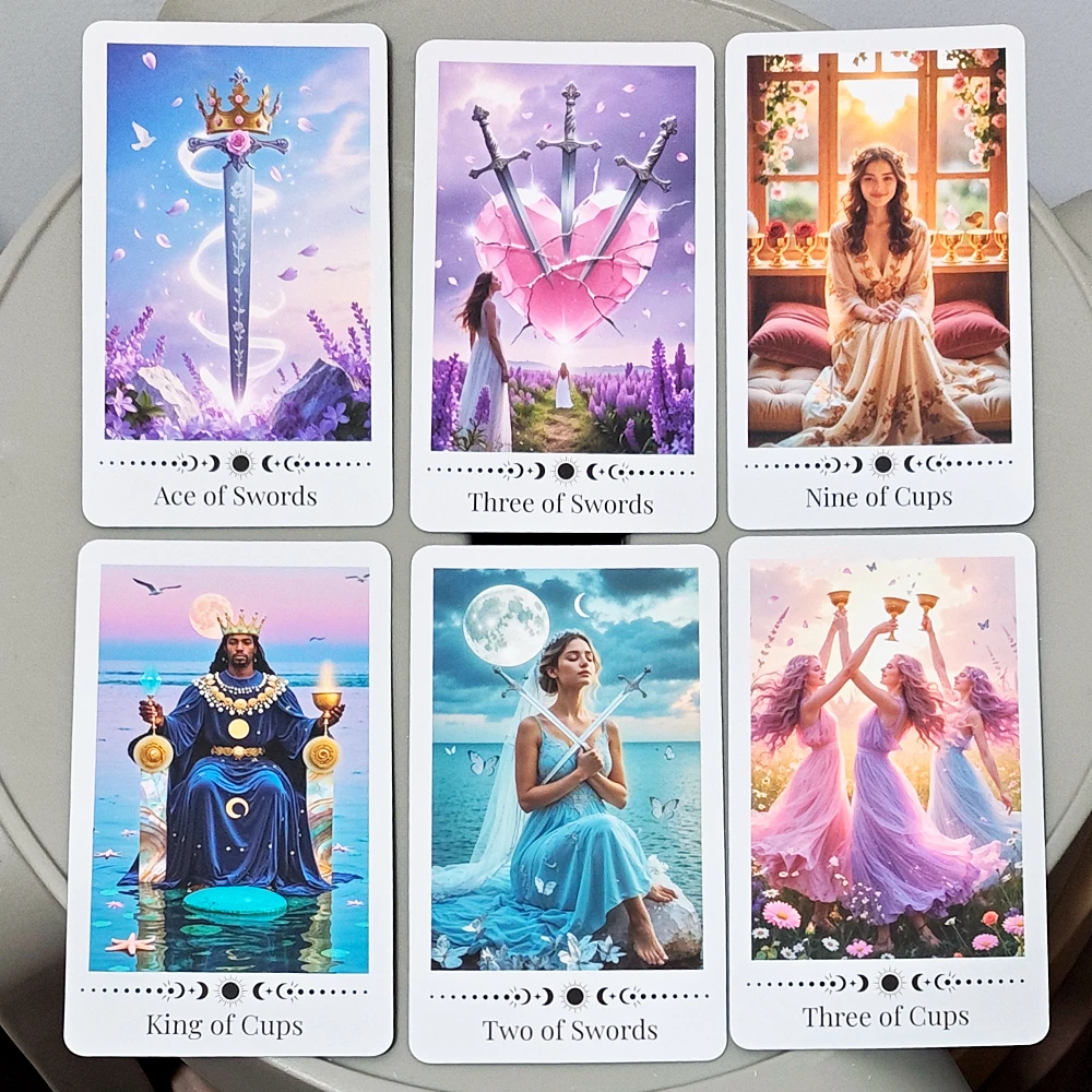 Board Game Oracle - 11*6.2cm Inner Rose Tarot Deck -
