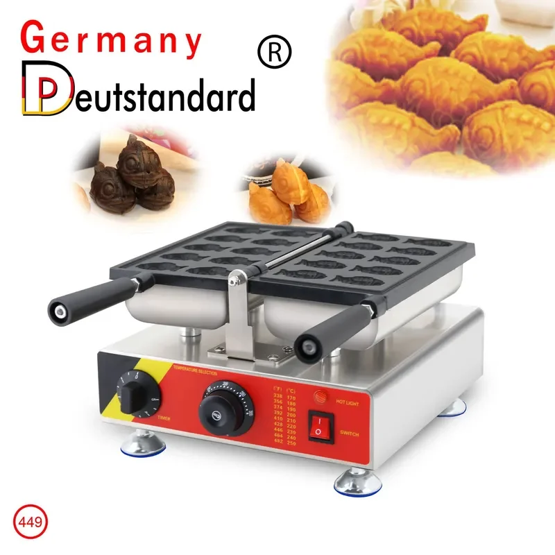 New Internet celebrity mini stuffing big-eyed fish whale barbecue cake machine small fish yaki food snacks business equipment
