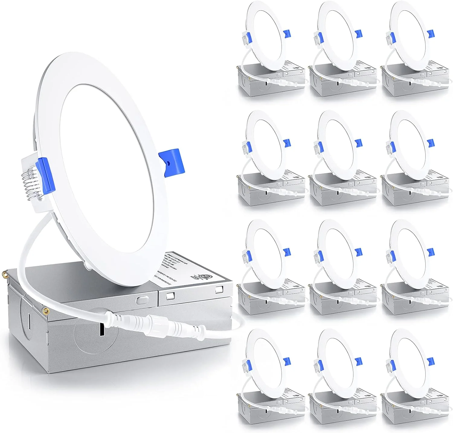 

4 Inch Color Selectable 3cct Led Recessed Ceiling Down Panel Light Led Pot Light Downlight Potlight With Junction Box