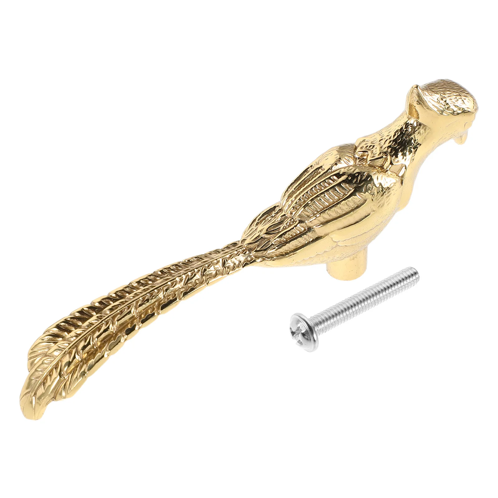 

Элегантные латунные ручки ящика с птицами, ручки для шкафа, фурнитура для кухонного шкафа, гардероба, гладкая безопасная ручка, широкая применимость