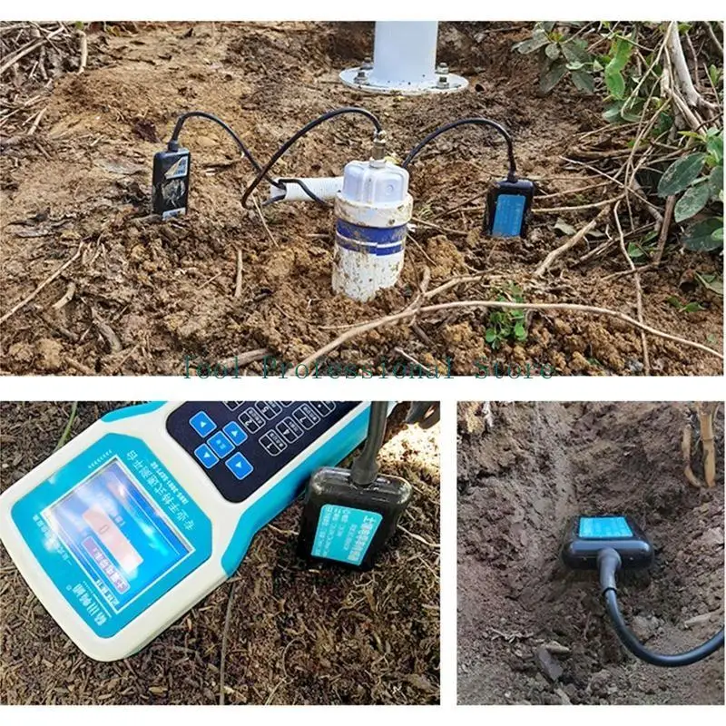 

57QF датчик соли в почве «три в одном», датчик температуры/влажности/проводимости RS485, детектор влажности почвы для садовых