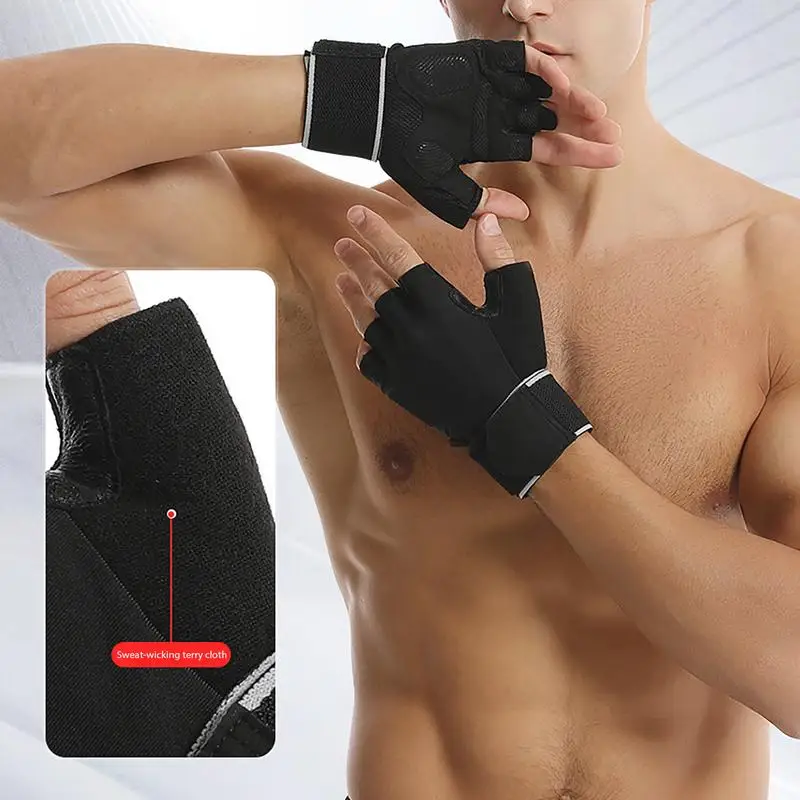 Gym Grips Palm Guards Palm Protector Weightlifting Gymnastics Workout Gloves Grips Fitness Training Equipment