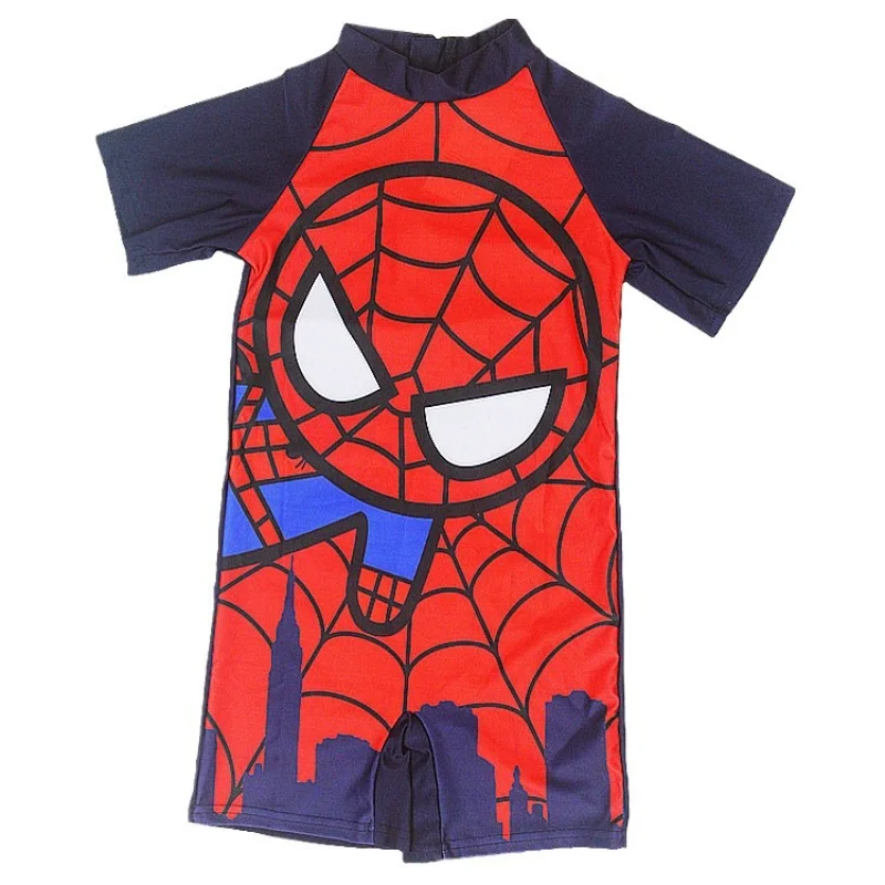 

Spiderman Swim Wear Cosplay Costume Boy Cool Cartoon Swimsuit One Piece Bathing Suit Beachwear Swimming Beach Surf Wear Gift