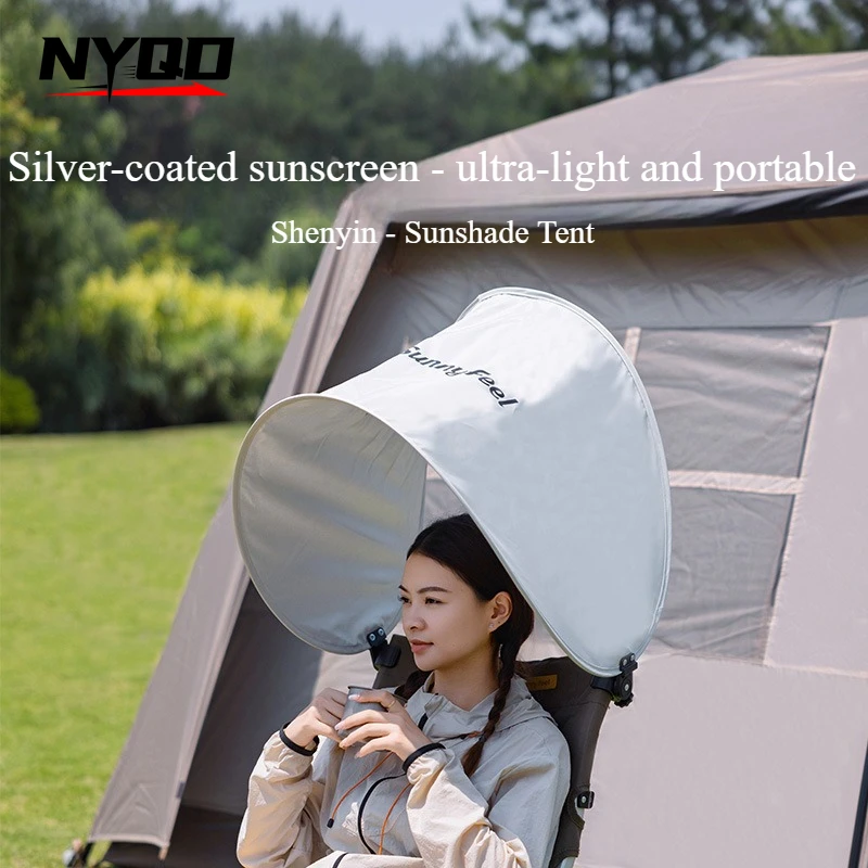 

Outdoor beach chair sunshade tent camping folding sun protection portable equipment sunshade accessory Camp equipment
