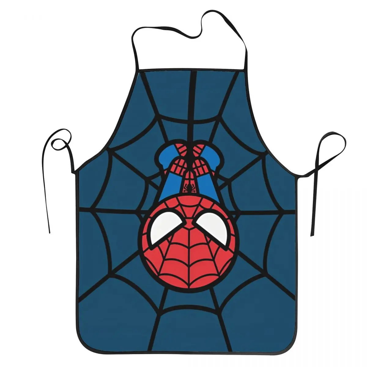 Spider Man Apron Waterdrop Resistant Adjustable Tie Cooking Kitchen Apron for Men Women Chef Gifts