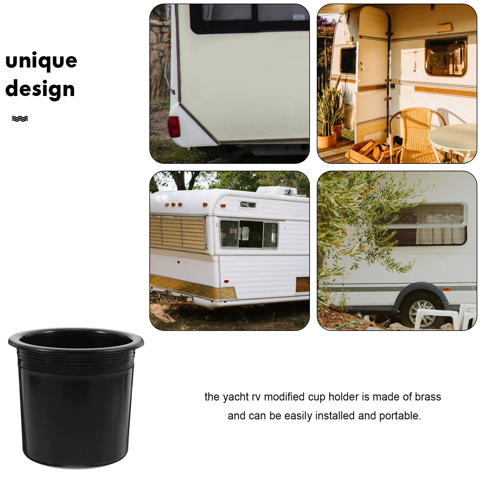 

2pcs Cup Holder Inserts Rv Boat Camper Sofa Table Abs Recessed Drink Holder Replacement For Car Couch Cup Holders For Cars