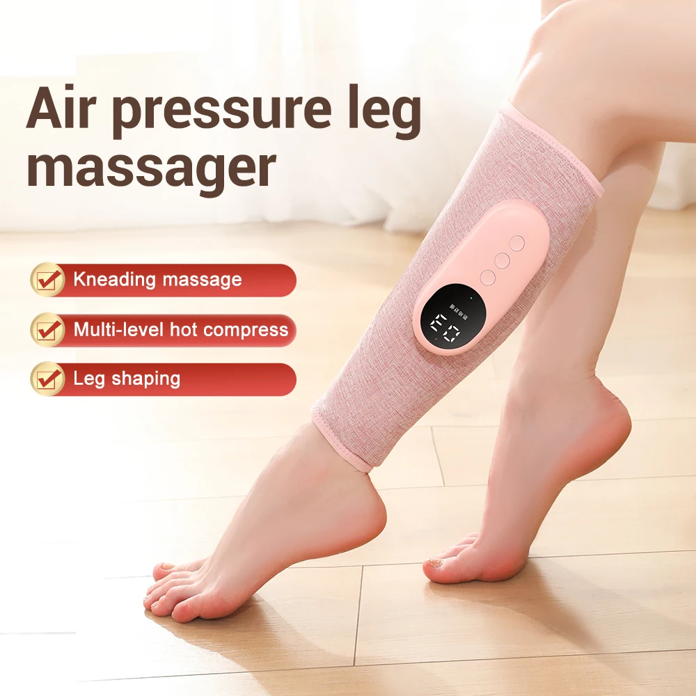 

INSMART Air Pressure Calf Massager Wireless Leg Muscle Massage 3 Modes Pressotherapy Hot Compress Blood Circulation Relieve Pain