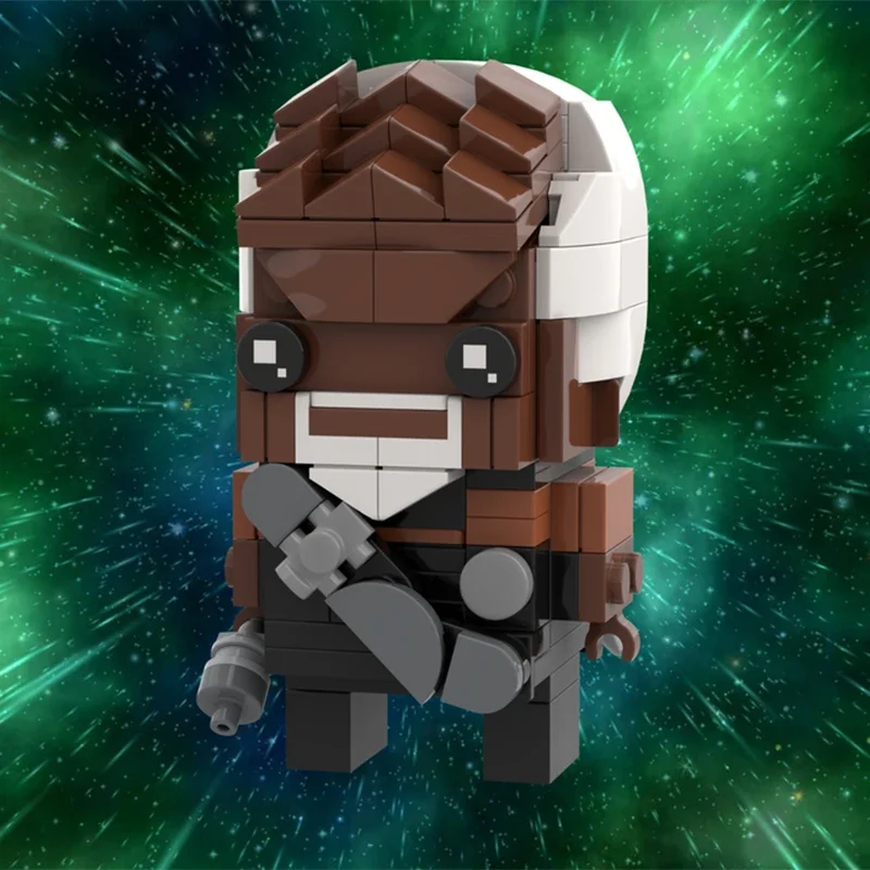 

191pcs MOC StarTreking CaptainWorf Brickheadz Honorable Klingon DIY Model Building Blocks Birthday Toys Gift