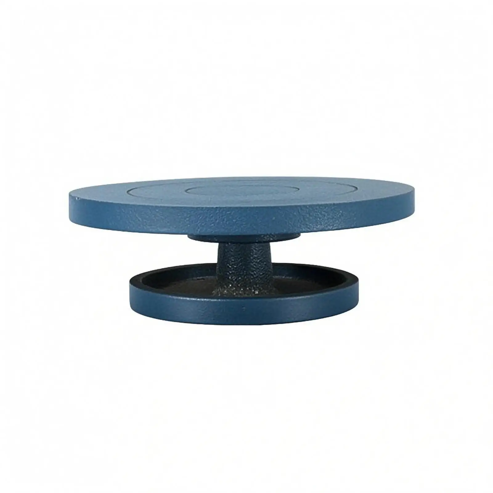 Pottery Turntable Cast Iron Clay Turntable Concentric Circular Groove Top