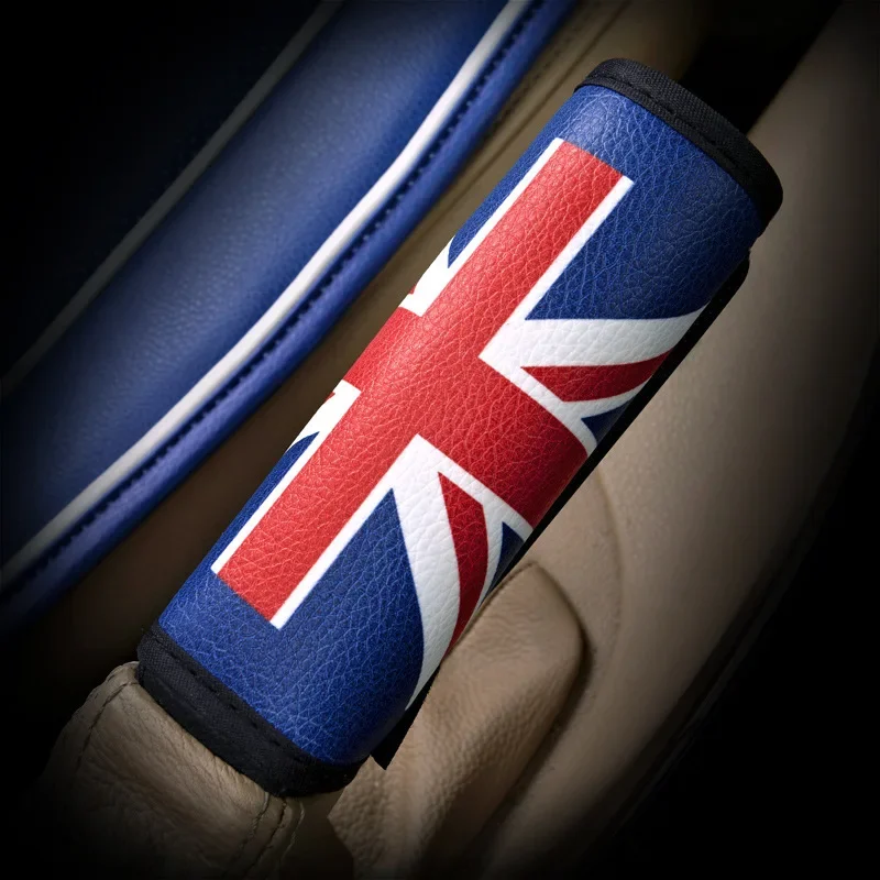 For Mini Cooper E39 E90 F30 F10 E34 E30 for Audi A4 A3 A6 C6 Q5 A5 Q3 PU Leather Car Handbrake Cover Auto Interior Accessories
