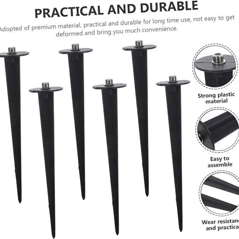 Aluminum Spike Stake Holder For Outdoor Flood Light Garden Yard Lawn Landscape Lighting Fixture Mount Support Accessory