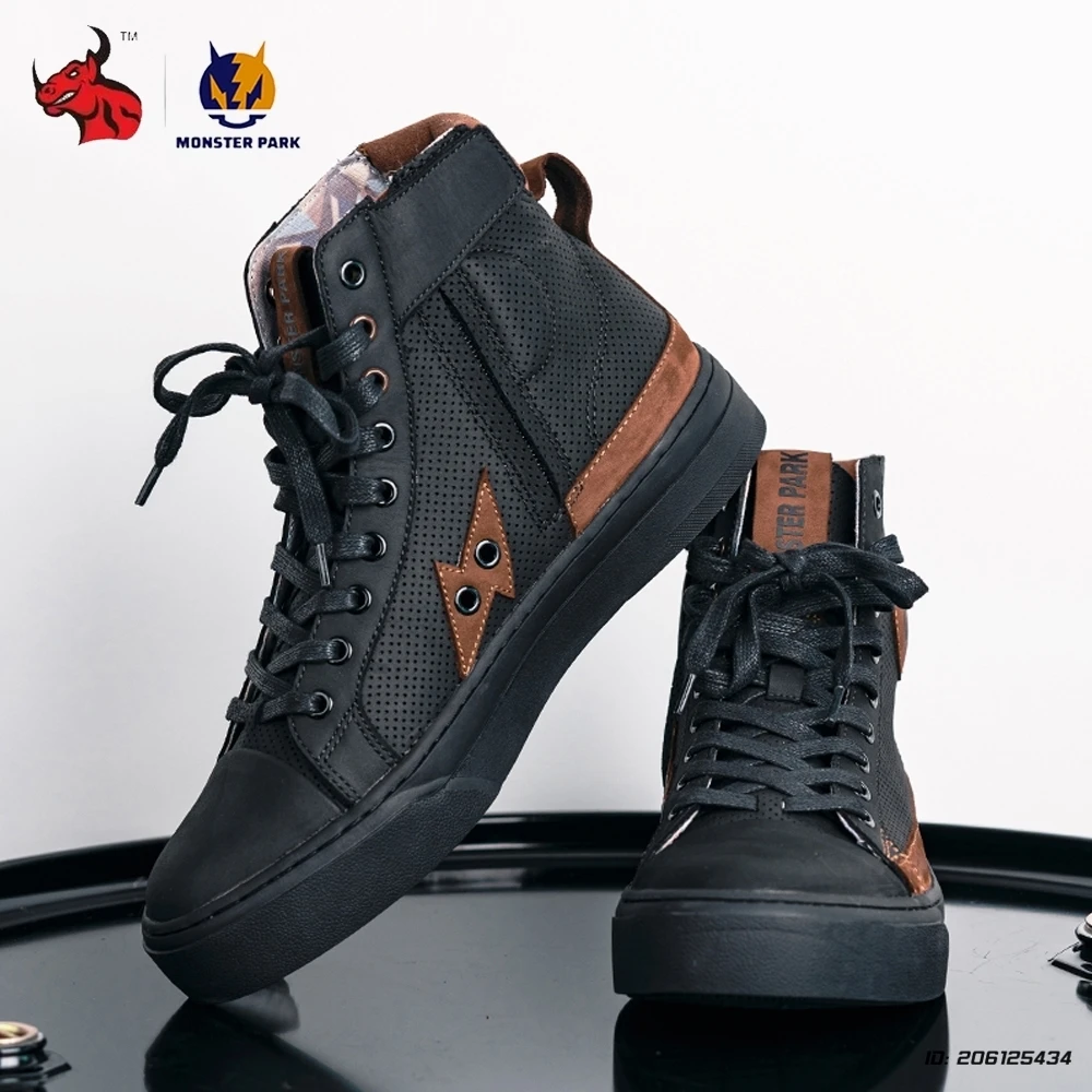 

Motorcycle Shoes Motorcycle Riding Board Shoes Men Women Knight Off-road Motorcycle Boots Retro Motorcycle Shoes Riding Boots