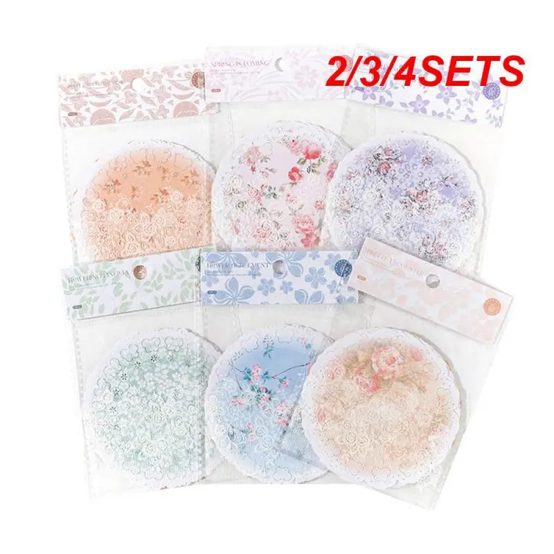 2/3/4SETS Literary Lace Recyclable Multi-purpose Handmade There Must Be High Quality Popular Creative Scrapbook Supplies