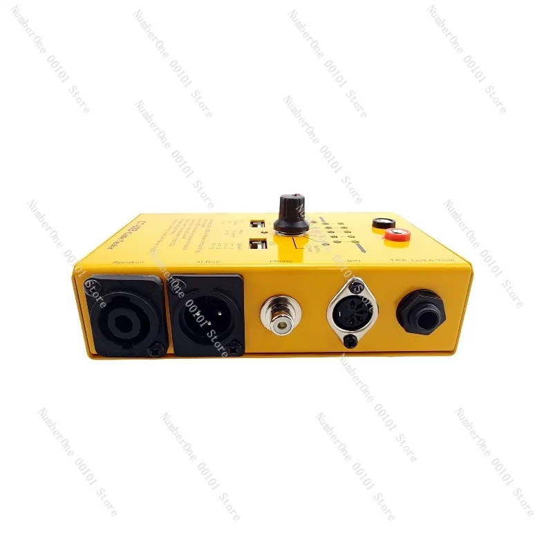 Portable multifunctional cable tester for engineering wiring: tests electrical wires and network cables