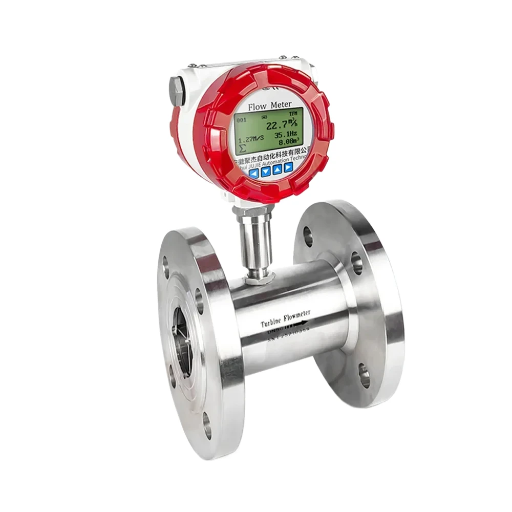 

3" 4" Large Diameter Liquid Turbine Flowmeter Modbus 4-20mA Oil Diesel Water Flow Meter