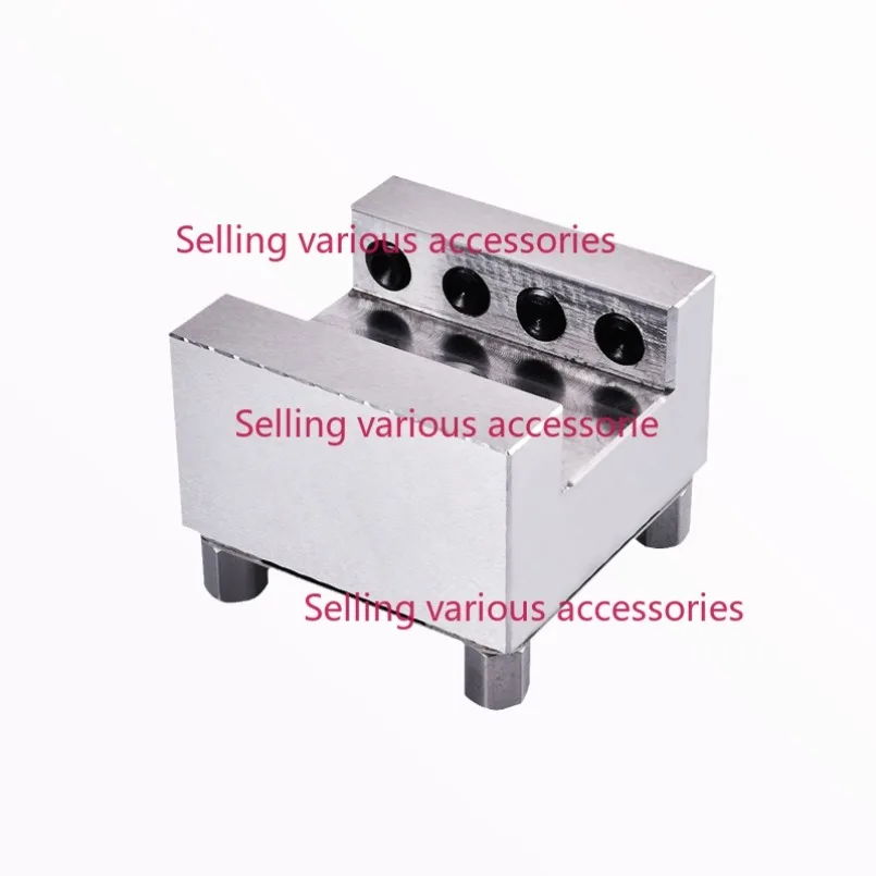 Position Fixture ER Fixture U-shaped Groove Stainless Steel Clip Brass Spark Machine Electrode Clip Copper Male Seat