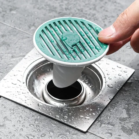 Deodorant Floor Drain Filter for Bathroom, Shower, Hair Sink, Sewer Drainage Core, Filter Cover, Plug Strainer, Trap Seal Stoppe