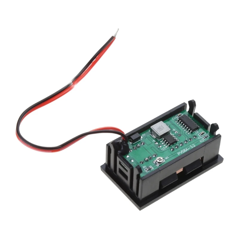 Mini Meter for DC 12V Digital Display Voltmeter Battery Tester Panel for Car Motorcycle Vehicle Dual USB 5V2A