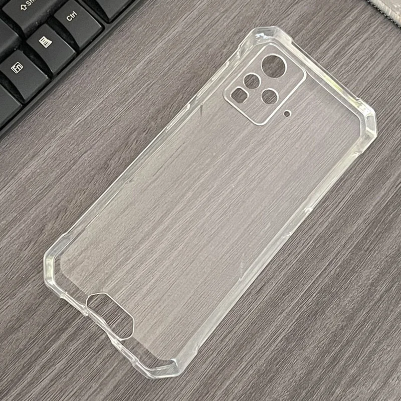 Dla Blackview BV4800 Miękkie etui na telefon TPU dla BLACKVIEW Black View BV 4800 Przezroczysta czarna osłona Silikonowa osłona tylna Coque Back Shell