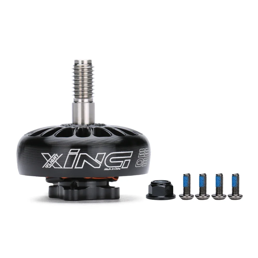 ‌ محرك iFlight XING 2205 2300KV/3200KV/2450KV NextGen لـ 4-6S FPV (أسود، فتحة تركيب 12 × 12 مم/M2)