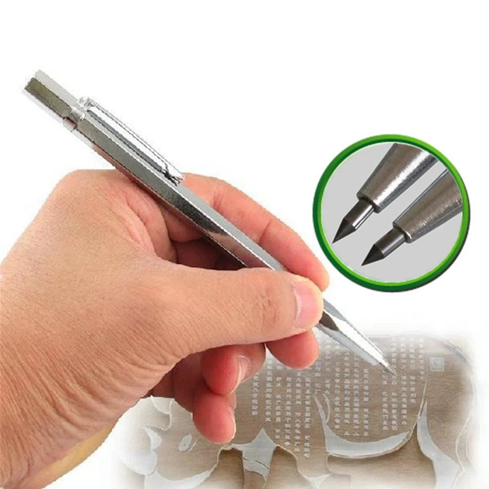 

3 Pcs Tungsten Carbide Tip Scribers Alloy Etching Engraving Pen with Clip for Glass Ceramics Metal Sheet