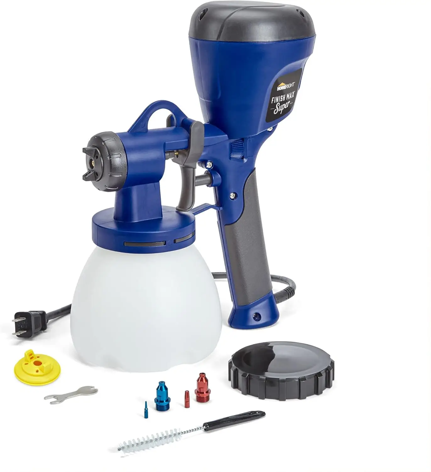 

450W HVLP Paint Sprayer with Adjustable Settings, 3 Brass Tips for DIY Projects