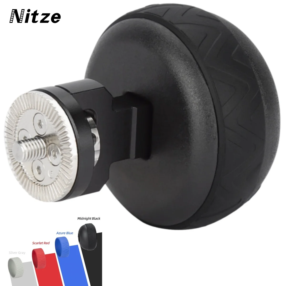 

Nitze Ball Side Handle with ARRI Rosette for Camera Cage and Monitor Cage, ARRI Side Handle-PA33A