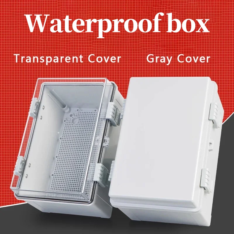 IP66 Electrical Plastic Enclosure  ABS Power Junction Box Outdoor Waterproof Distribution Box for Electric Instrument Project