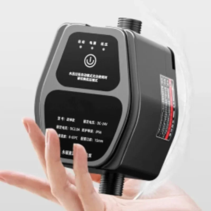 مضخة معززة لسخان المياه منزلية أوتوماتيكية وهادئة صغيرة لمياه الصنبور مضخة دش تعمل بالطاقة الشمسية