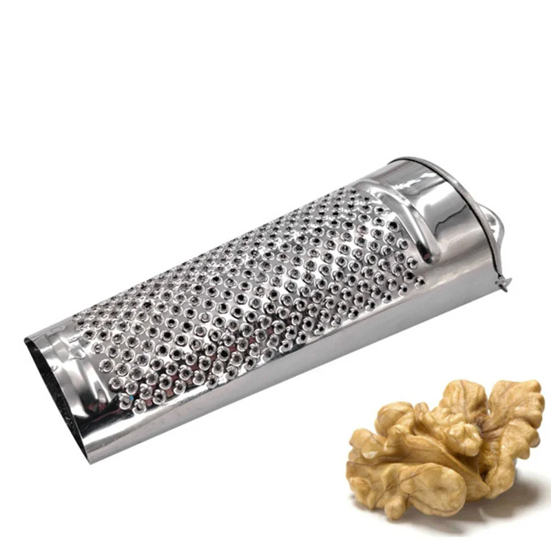 1PC Stainless Steel Versatile Hand Held Nutmeg Citrus Ginger Grater Multifunctional Ginger Garlic Nut Planer For Kitchen