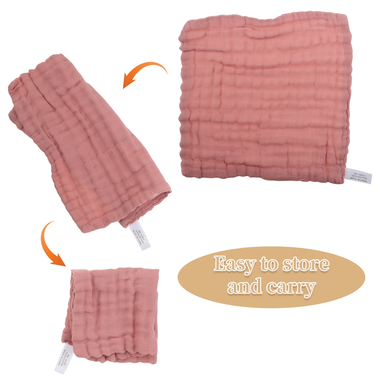 8 قطعة المرايل لعاب الطفل 6 طبقة القطن الشاش ملابس التجشؤ ماصة الوليد تغذية التسنين المرايل لينة الرضع مناشف الوجه الشاش