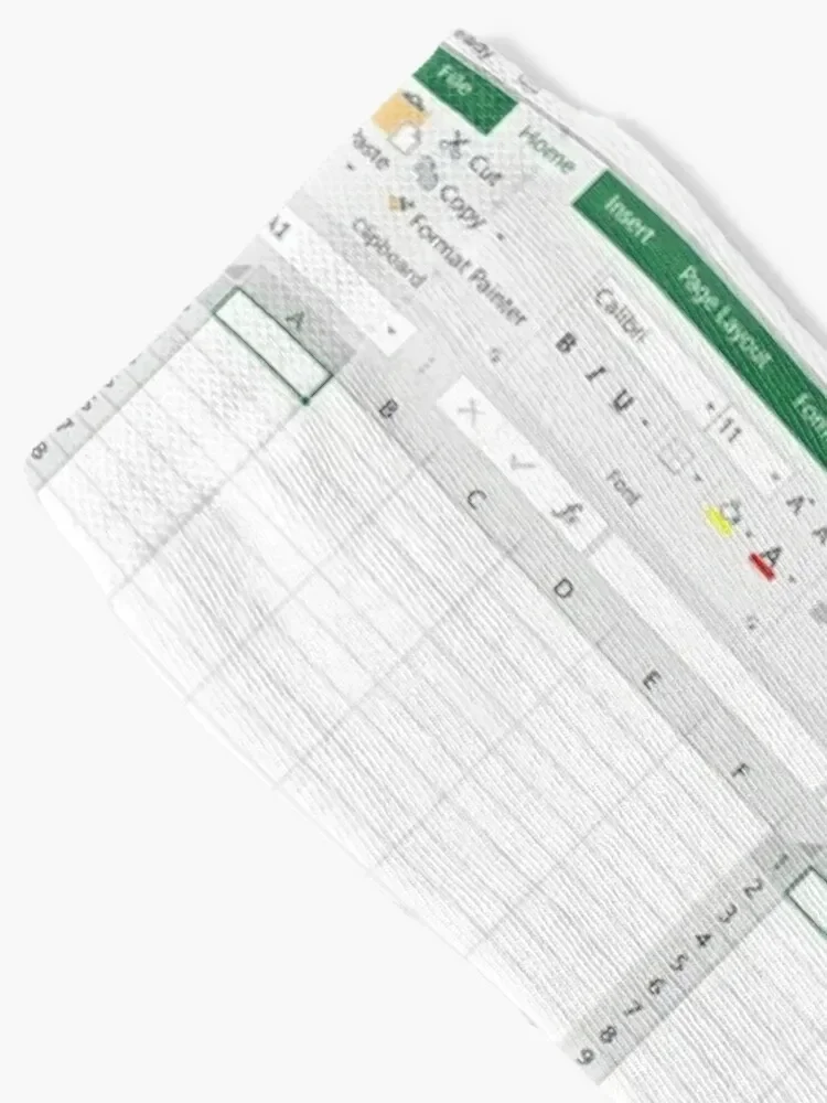 Excel Spreadsheet - Calcetines verdes marca de diseñador ciclismo Boy Socks Mujer