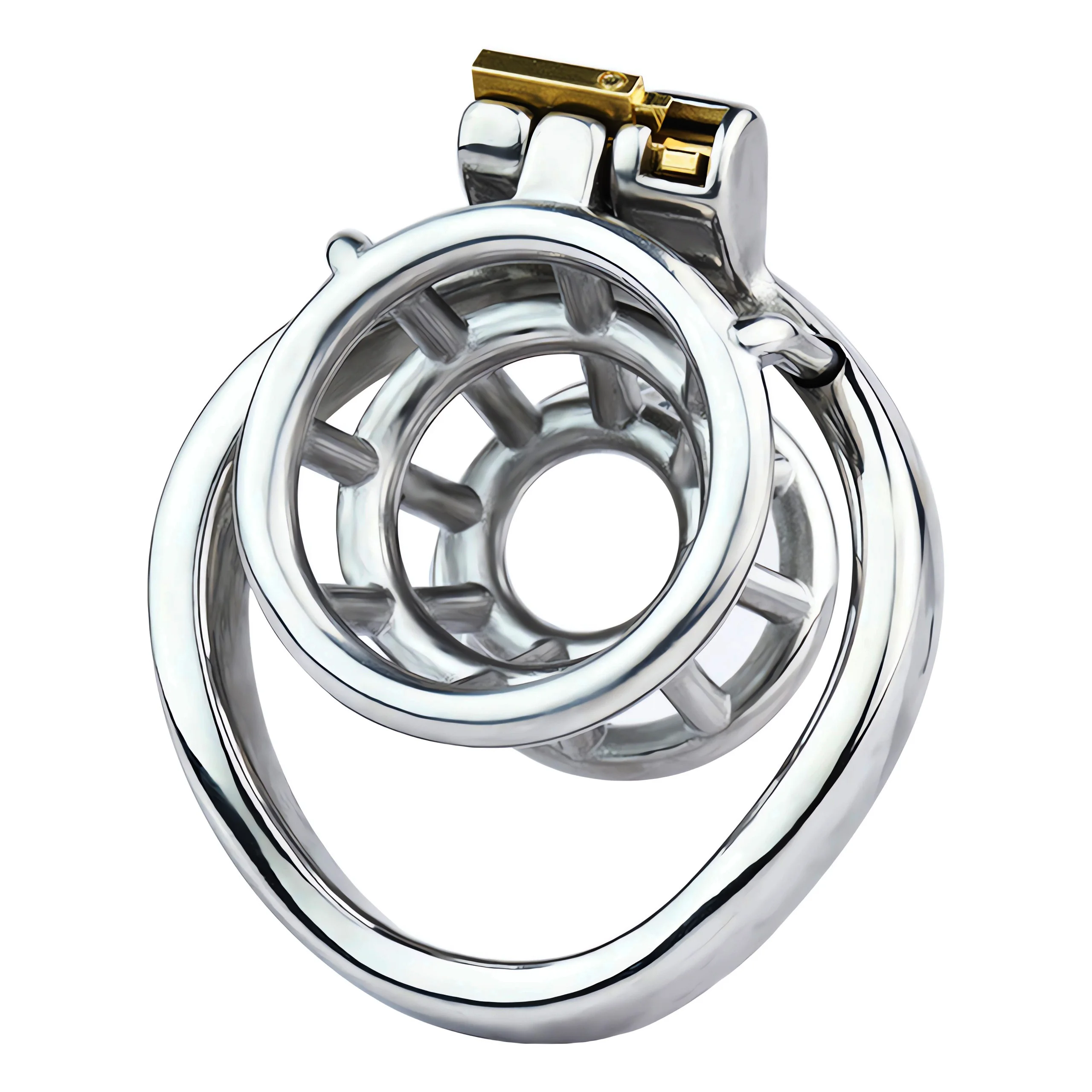 2024 Novelty Sissy Inverted Chastity Cage CBT Game Play Erect Denial정조대Stainless Steel Negative Cock Ring Bdsm Sex Tooys for Man