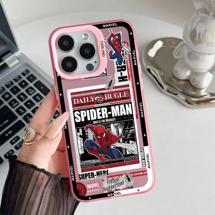 Cool Spidermans Hot Phone Case For IPhone 17 17e 16e 16 15 14 13 12 11 Mini Pro Max X XR 8 7 Air Plus Anti Fall Matte Back Cover view 4