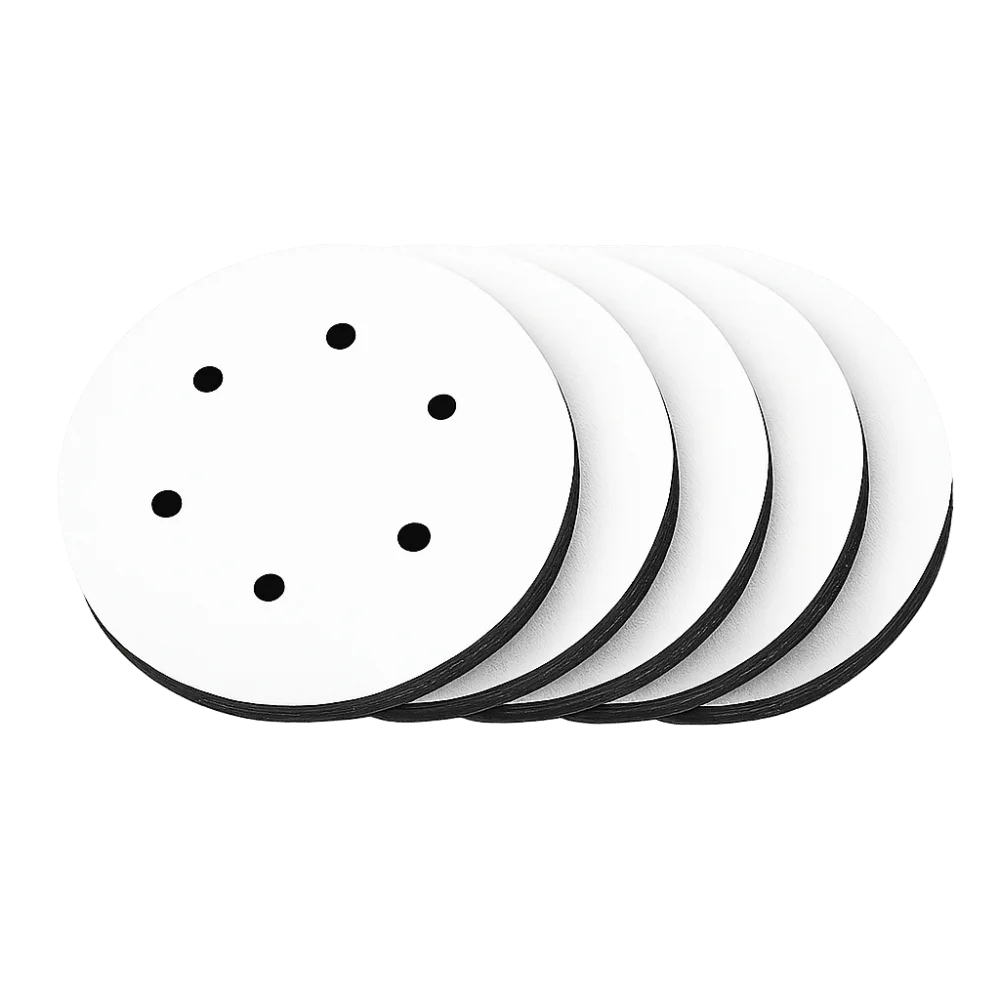 

2pcs/5pcs Durable 6 Holes Interface Cushion Pad 150mm Diameter 6 Inch Sanding Pad Interface Buffer Sponge Pad Metal Polishing