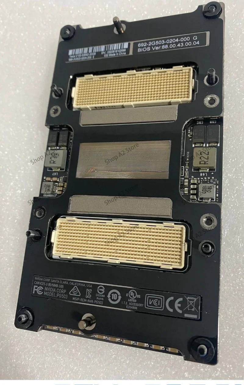 V100 SXM2 32GB HBM2 GPU Accelerator, Volta Architecture Server Compute Card for Deep Learning AI Training HPC Computing