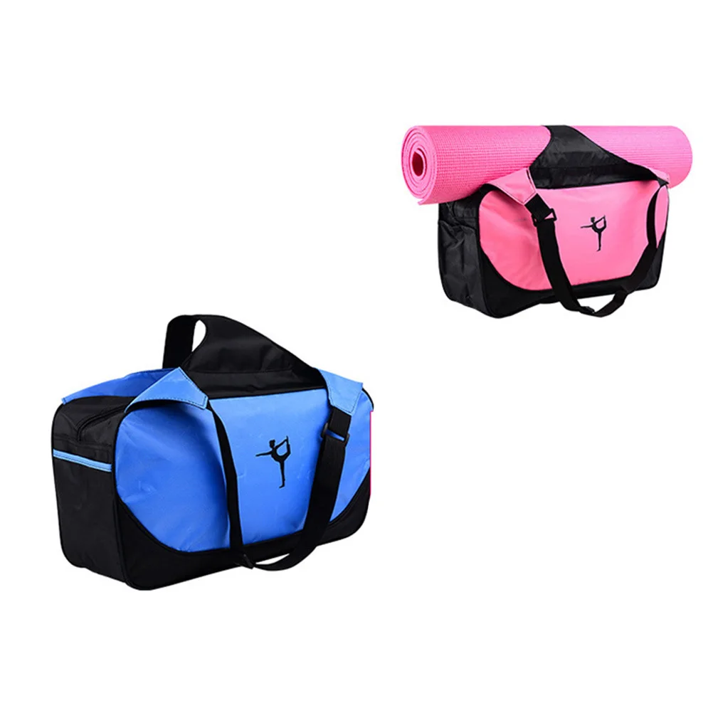 Portable Waterproof Yoga Shoulder Bag Removable Strap Large Capacity Travel Luggage Handbag Suitable for Gym Sports Hiking