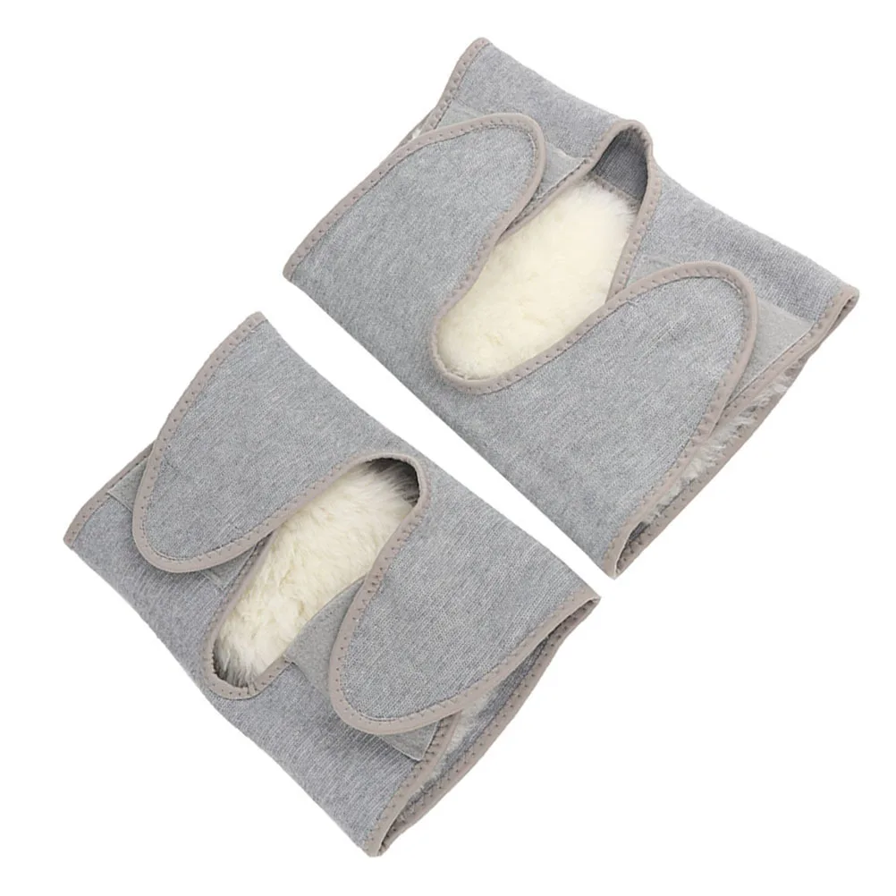 

2pcs Warm Knee Support Thick Elastic Weave Sleeve For Protection Lightweight Knee Pad Men Women Running Hiking