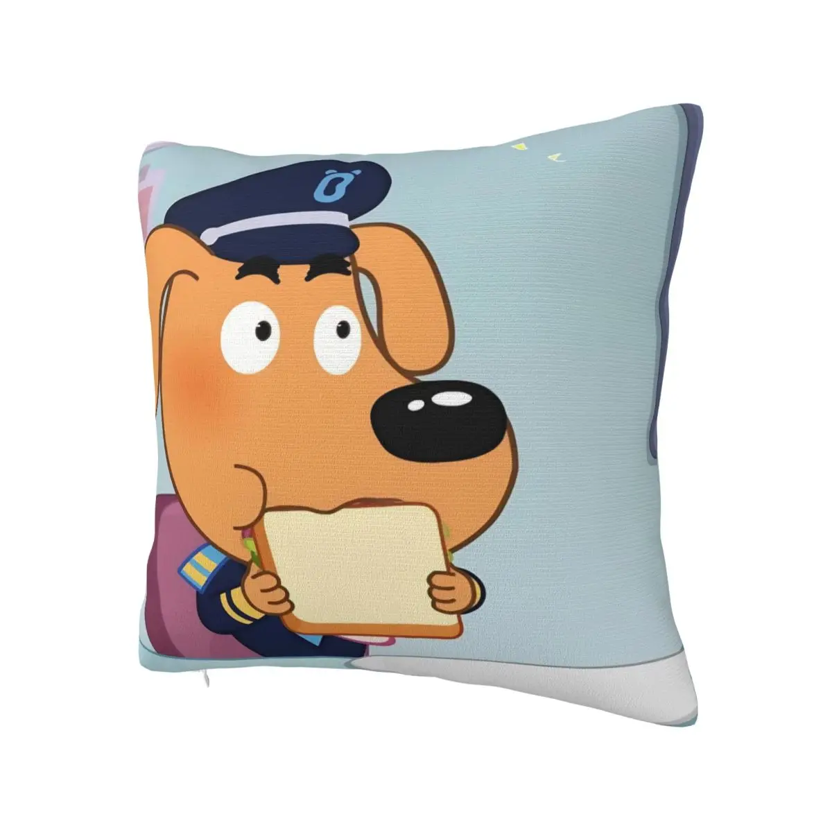 Pillow Case Sheriffs Labradors Polyester Pillow Cover Morden Cushion Cover Graphic Pillowcases For Sofa Home Decoration