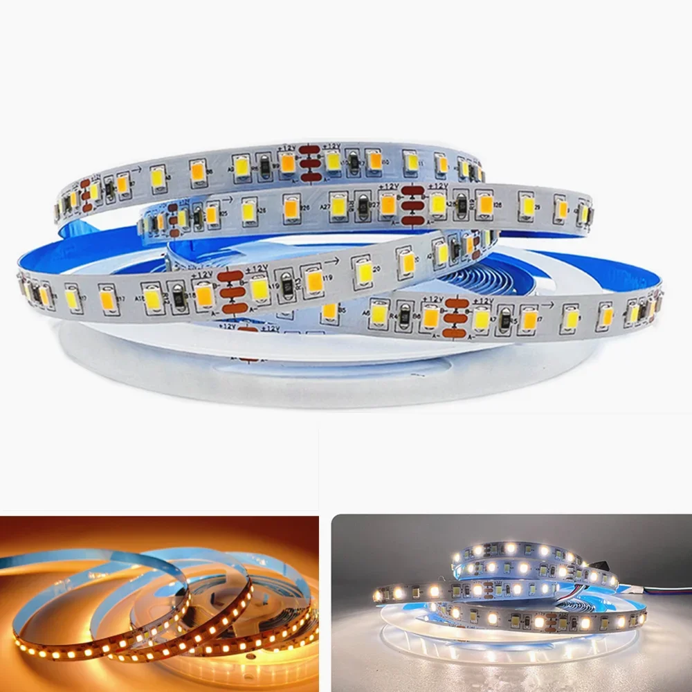 DC 12V 24V Strip Lamp Diode Tape PC TV SMD 2835 5M 120/240 Led Decorative Lamp For Room