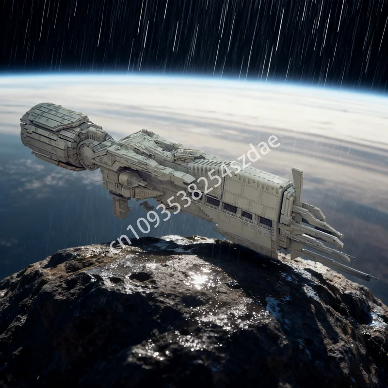 

9737 шт. MOC USS SULACO, новая загрузка, пространственная модель, строительные блоки, рождественский подарок, архитектурные игрушки, сделай сам, образование, кирпич, день рождения