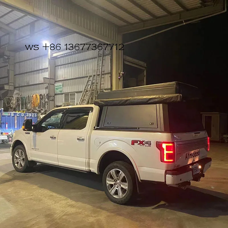 

F150 2016+ Ranger Pickup Truck Canopy Waterproof and Locking Hardtop Tonneau Cover Vehicle Protection