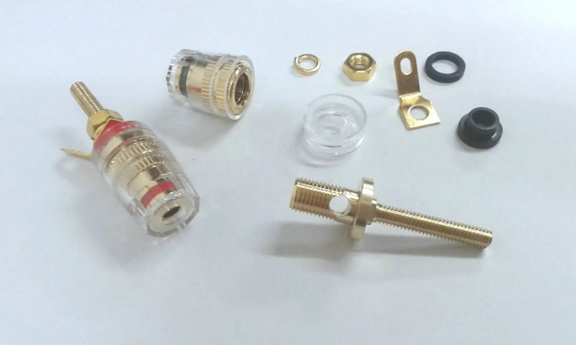 Imagem -03 - Cristal de Cobre de Áudio Speaker Milímetros Banana Jack Conector de Rosca Longa 50 Pcs de