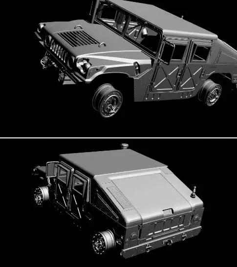 hmr Hard body for For 1/10 RC Crawler TRX4 TRX-4 F150 Raptor Ranger Bronco Defender trailer FMS K10 CROSSRC NT4 LC70 TF2 SCX10