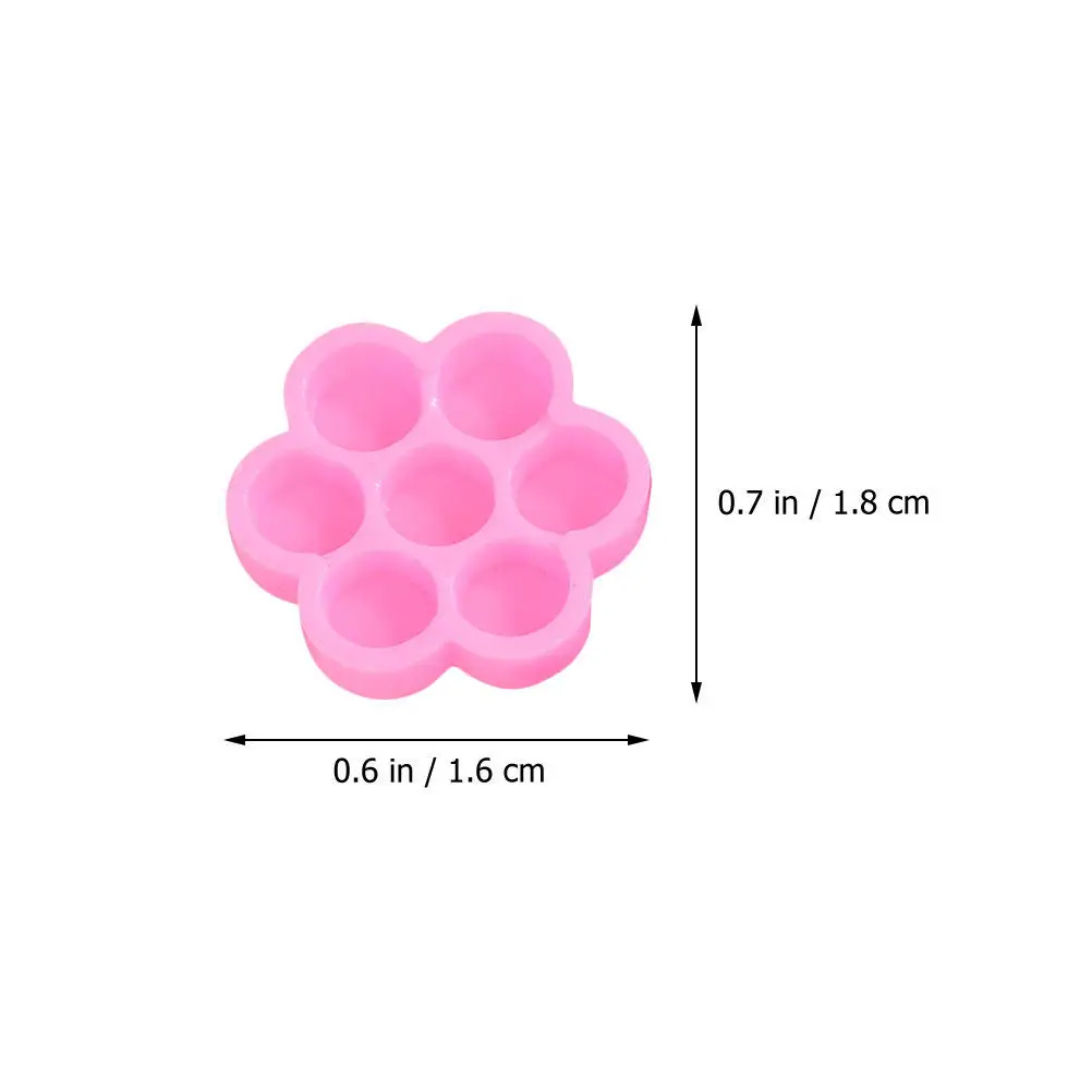300Pcs Eyelash Glue Cups Flower Shaped Disposable extension Holders Delay Drying Time Professional Salon DIY Use Lash