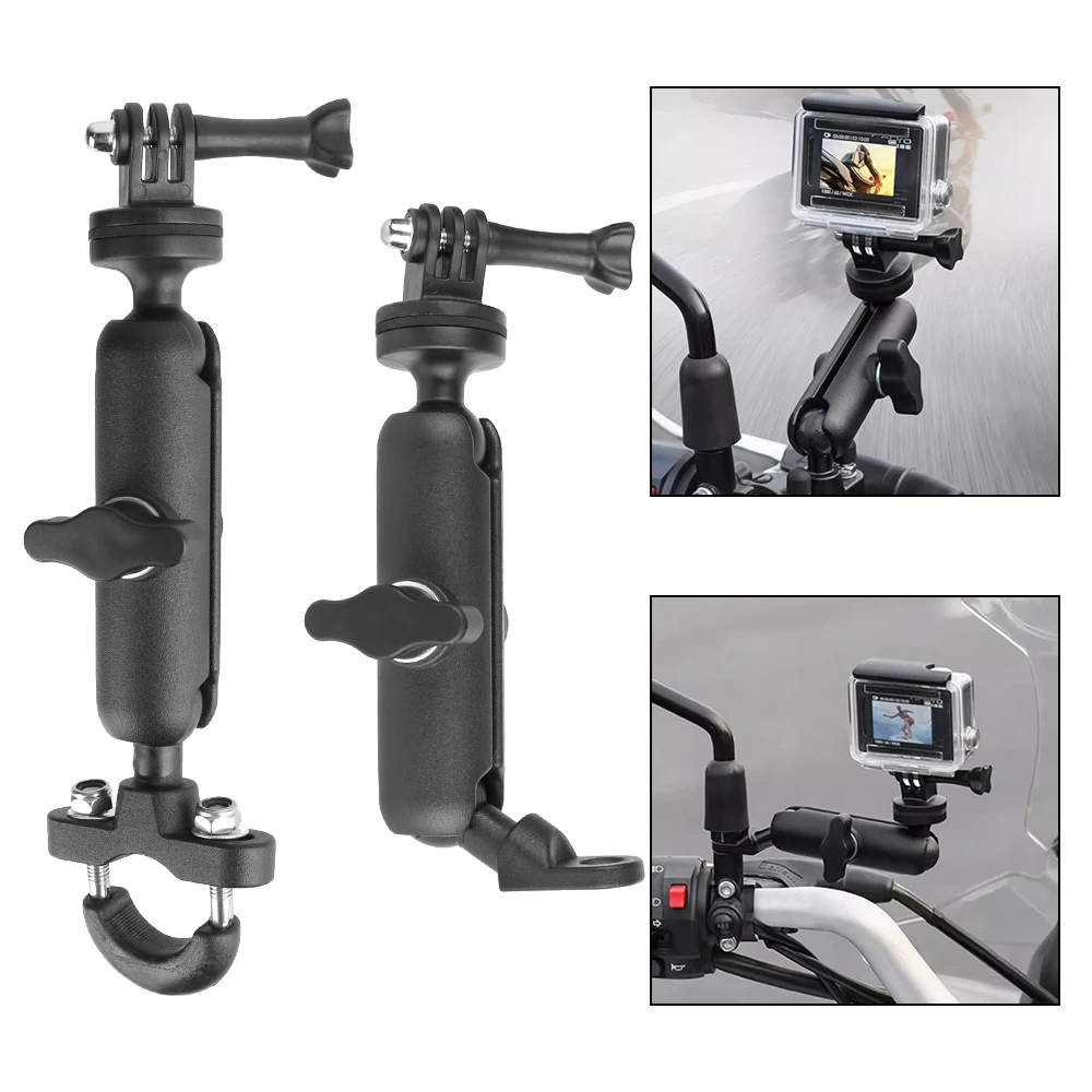 Bicycle Holder Bracket Motorcycle Camera Holder Bike Handlebar Mount 360 Rotating Anti-shock For Action Camera /Video Recorder
