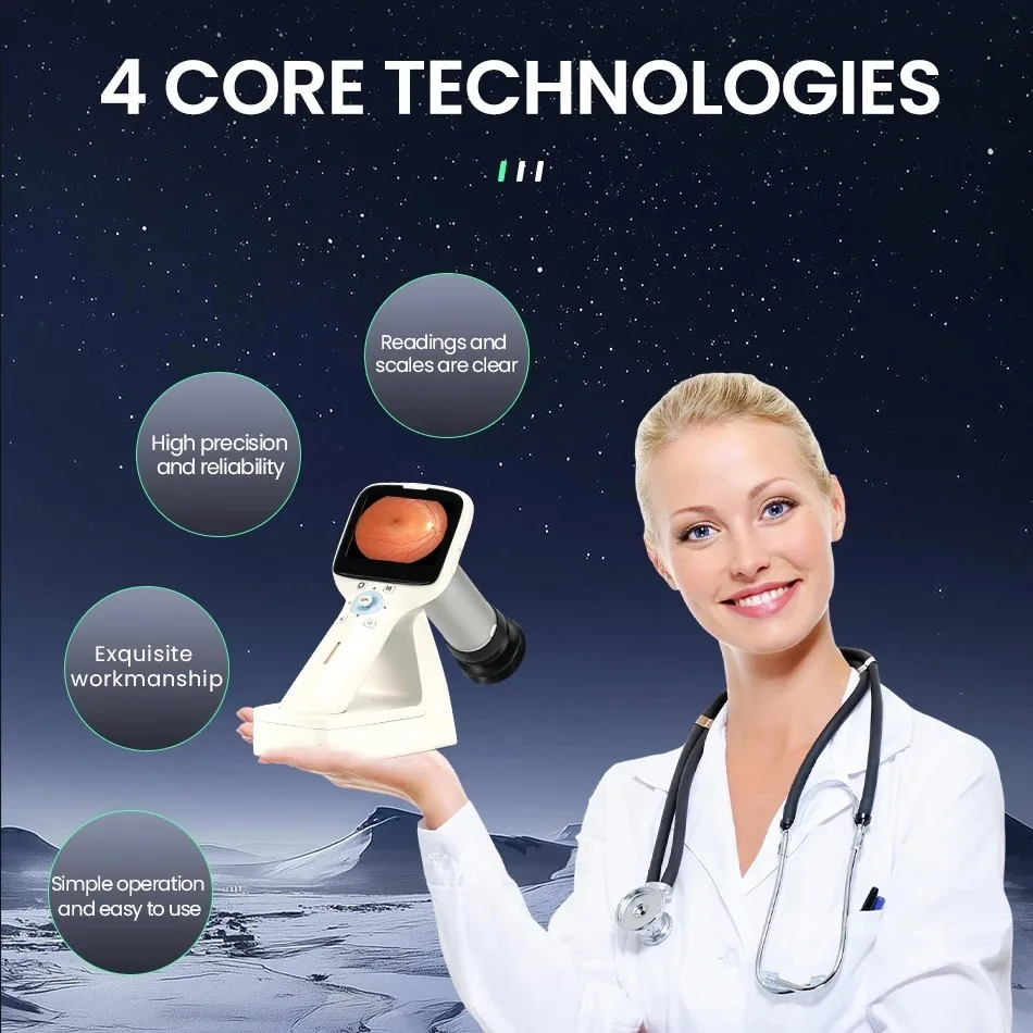 AIST Portable Handheld HD Digital Fundus Camera - High-Definition Retinal Imaging Equipment for Eye Diagnosis