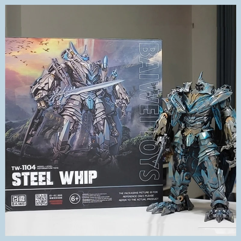 

Baiwei Transformation Tw-1104 Tw1104 Strafe Robot Swoop Alloy Edition Movie 4 Аниме Фигурка Модель динобота Игрушки 27 см